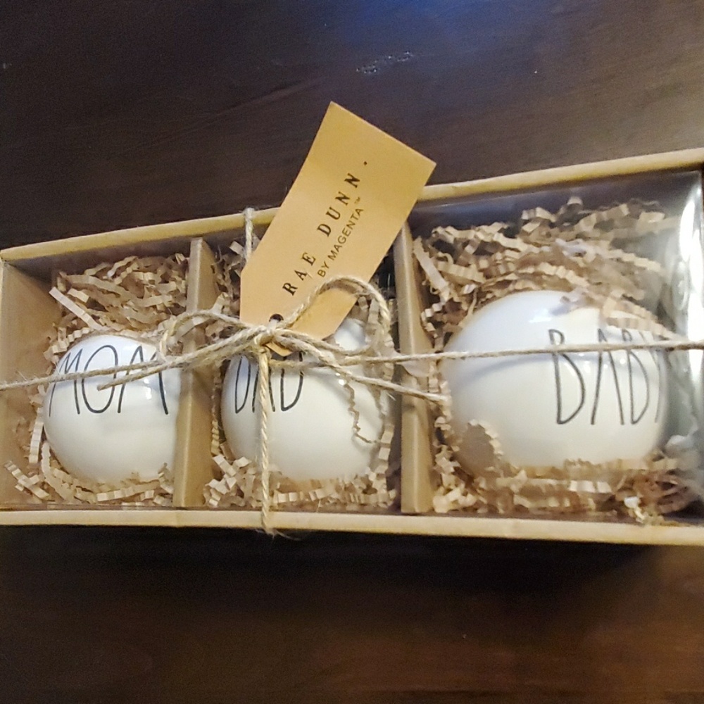 Nib Rae dunn Christmas ornaments - Picture 1 of 5